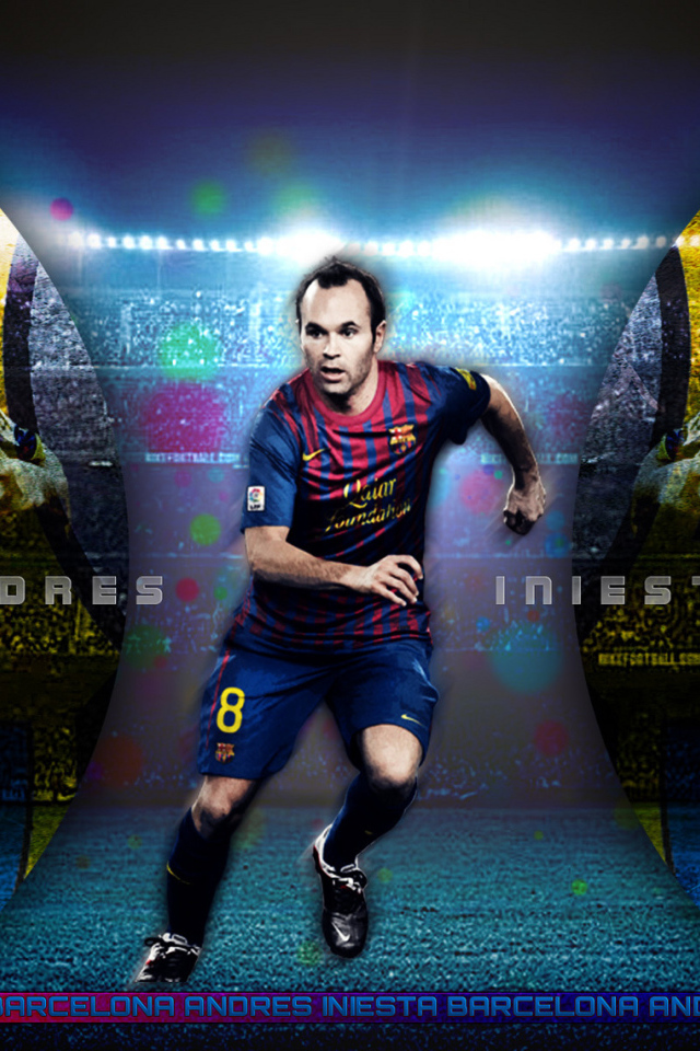 Полузащитник Барселоны Андрес Иньеста