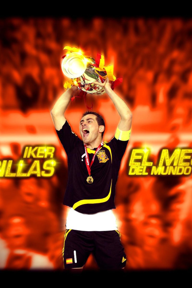 Игрок вратарь Реал Мадрида Икер Касильяс