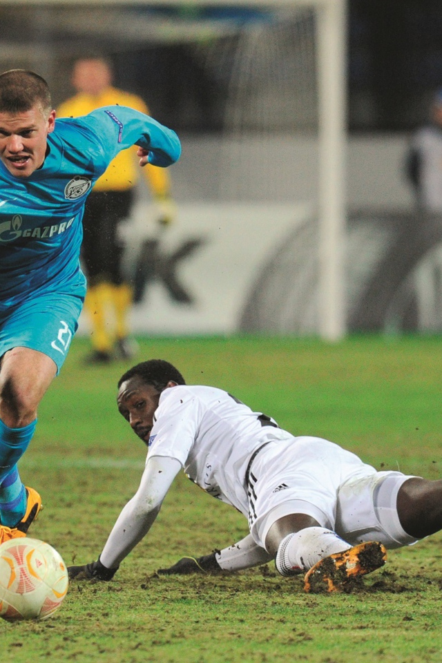 Игрок номер 35 московского ЦСКА Игорь Акинфеев