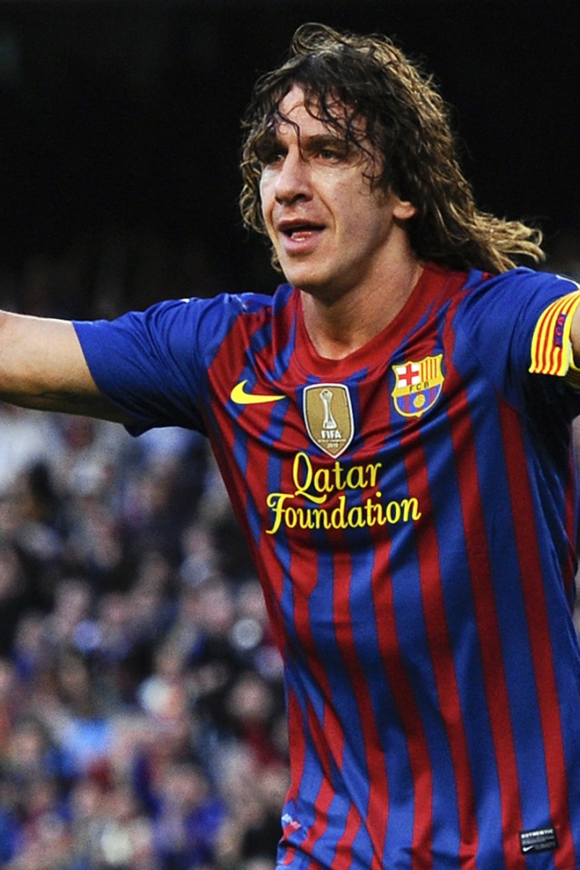 Игрок Барселоны Карлес Пуйоль