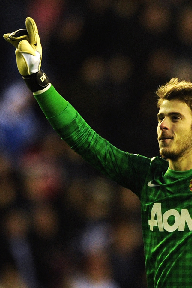 Игрок Манчестер Юнайтед Дэвид Де Хеа