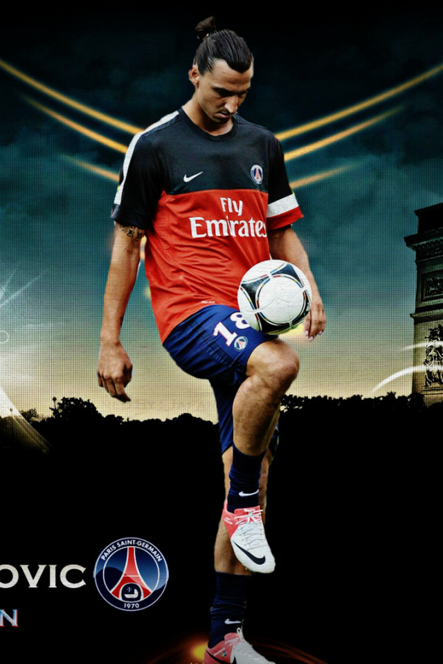 Игрок из ПСЖ Златан Ибрагимович гордость Парижа