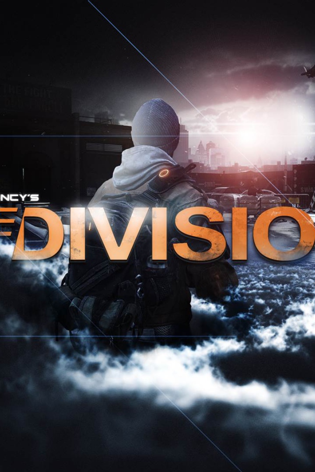 Tom Clancy's The division: hero watching the city