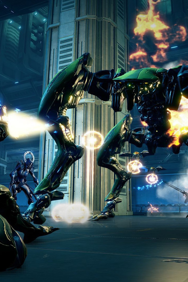 Warframe: сражаясь с огромным роботом