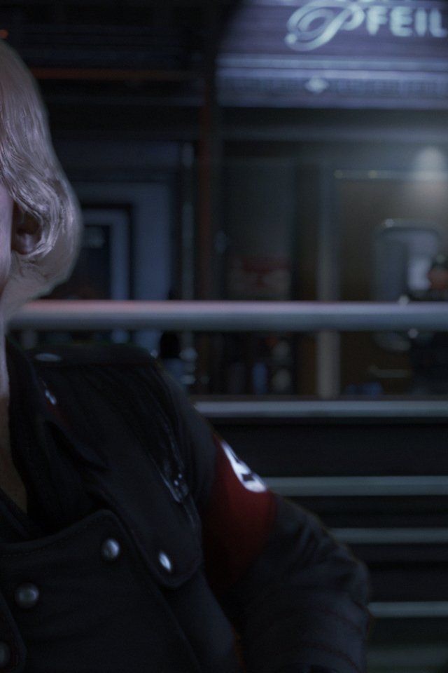 Wolfenstein New Order: фашистский офицер
