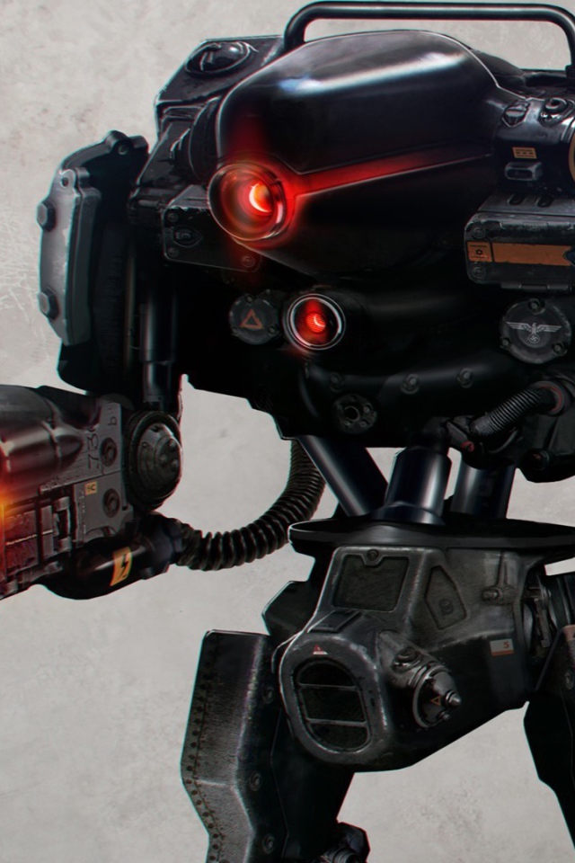 Wolfenstein New Order: мощный робот