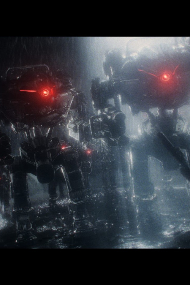 Wolfenstein The New Order: the robots patrol