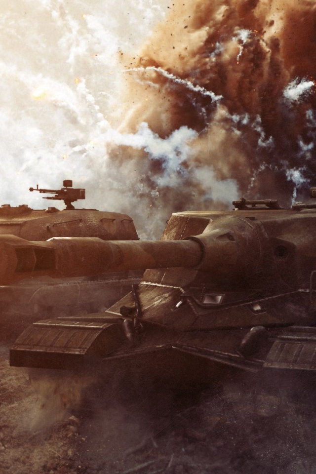 World of Tanks: russian tank under fire
