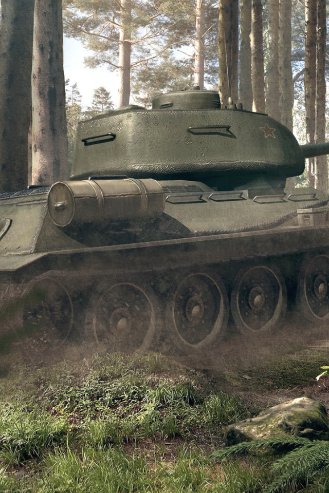 World of Tanks: soviet tank T-34-85