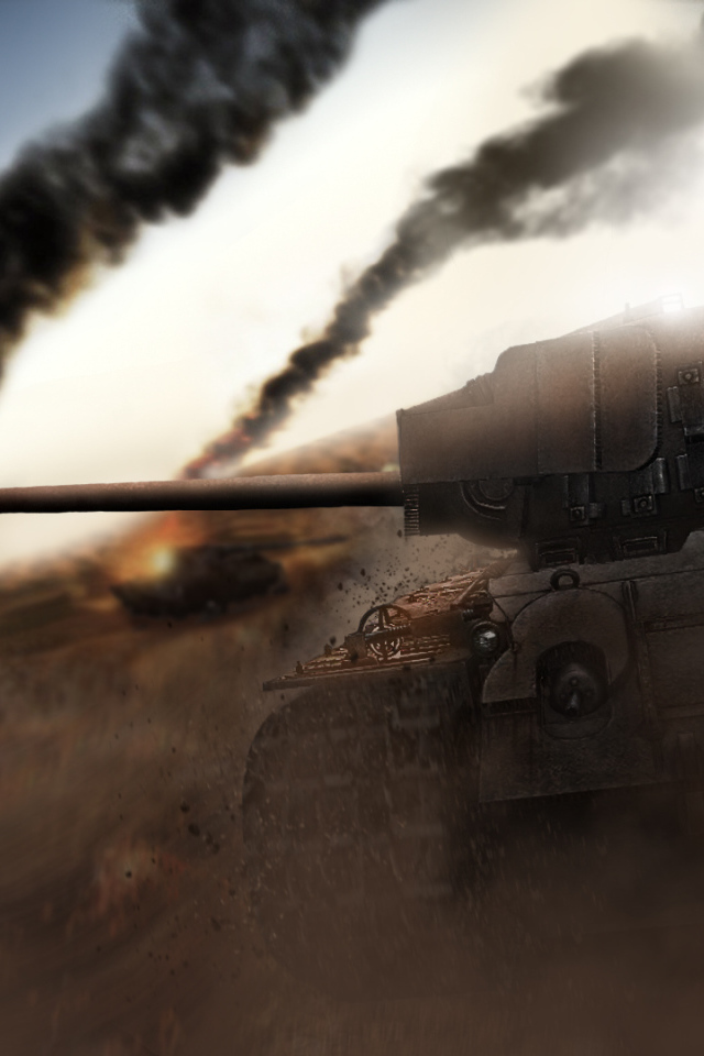 World of Tanks: танк на поле боя