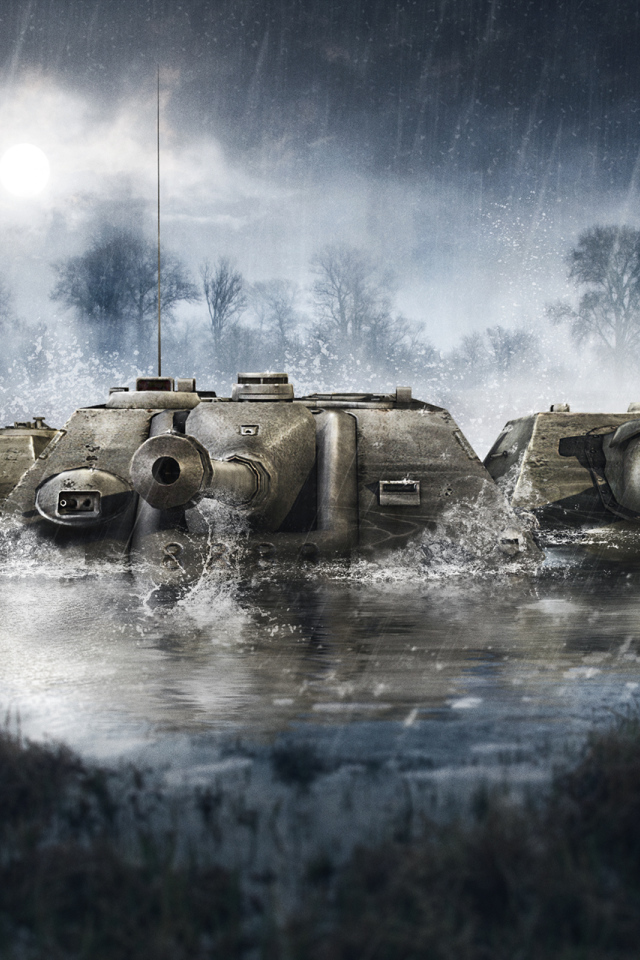 World of Tanks: танки в воде