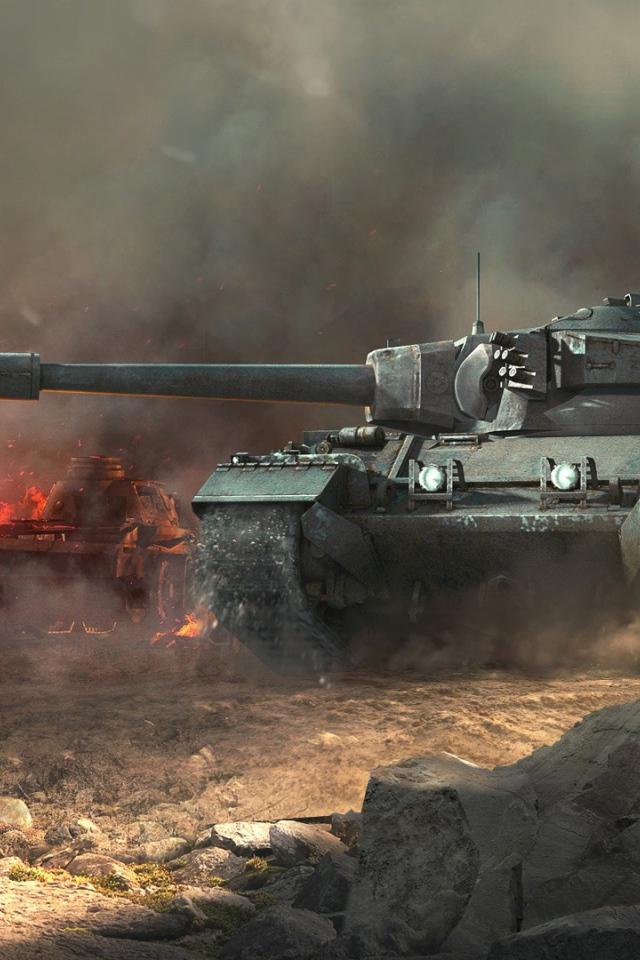 World of Tanks: мощный танк