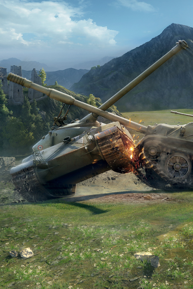 World of Tanks: два танка попали в аварию