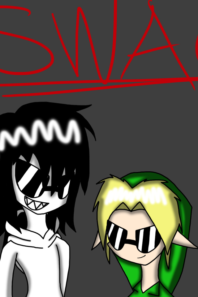 Рисунок с надписью swag