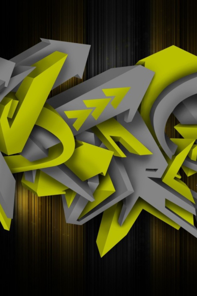 3Д граффити 