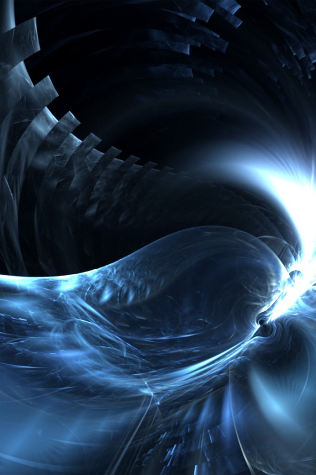 Абстрактный голубой