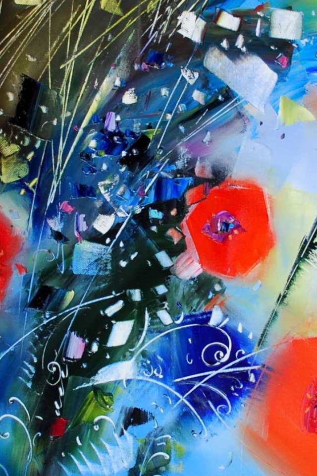 Абстрактные маки