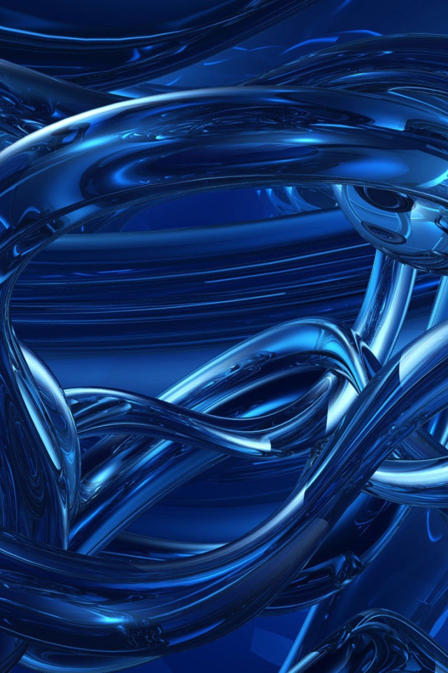 Синяя абстракция