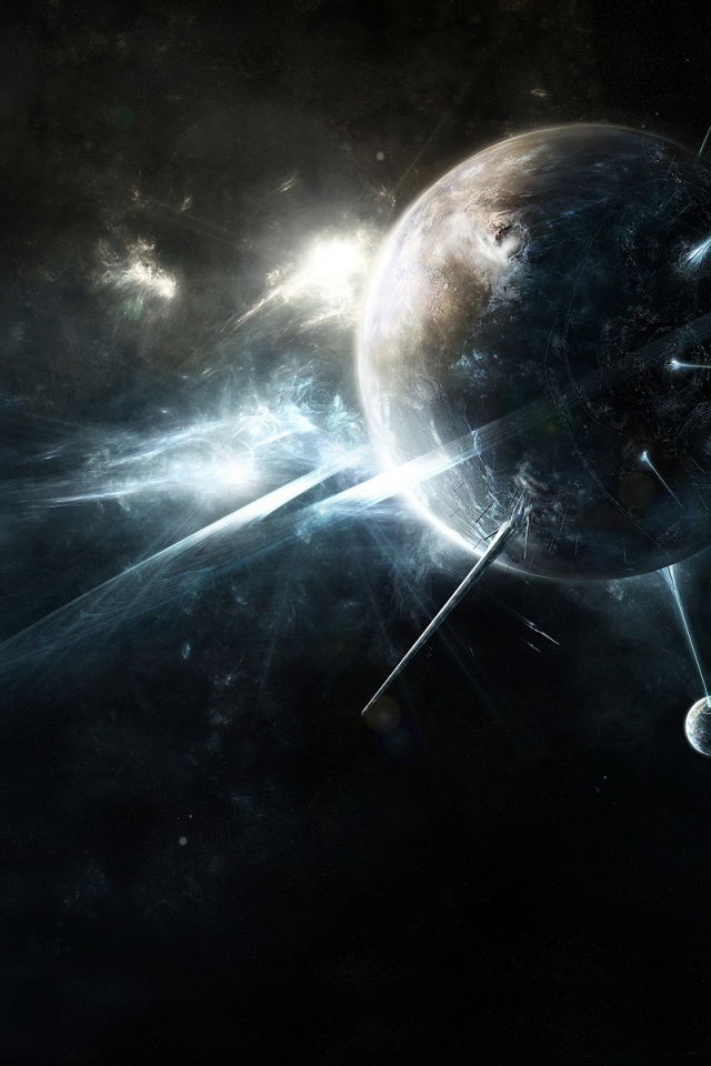 Абстрактный темный космос