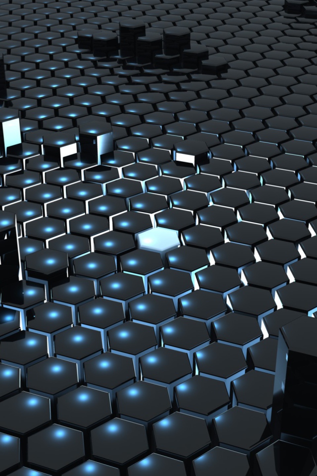 Светящийся шестигранник