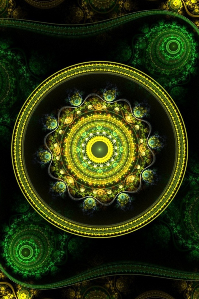 Зеленая абстракция