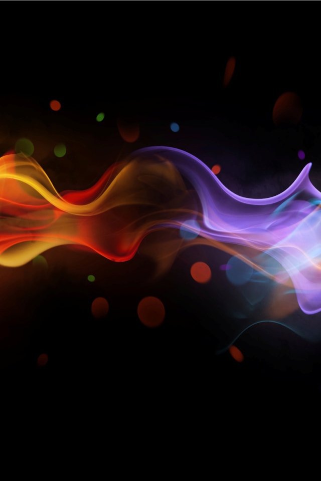 Разноцветный абстрактный дым