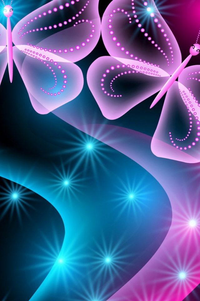 Розовые бабочки