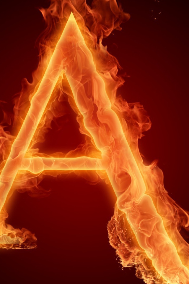 Огненная буква А
