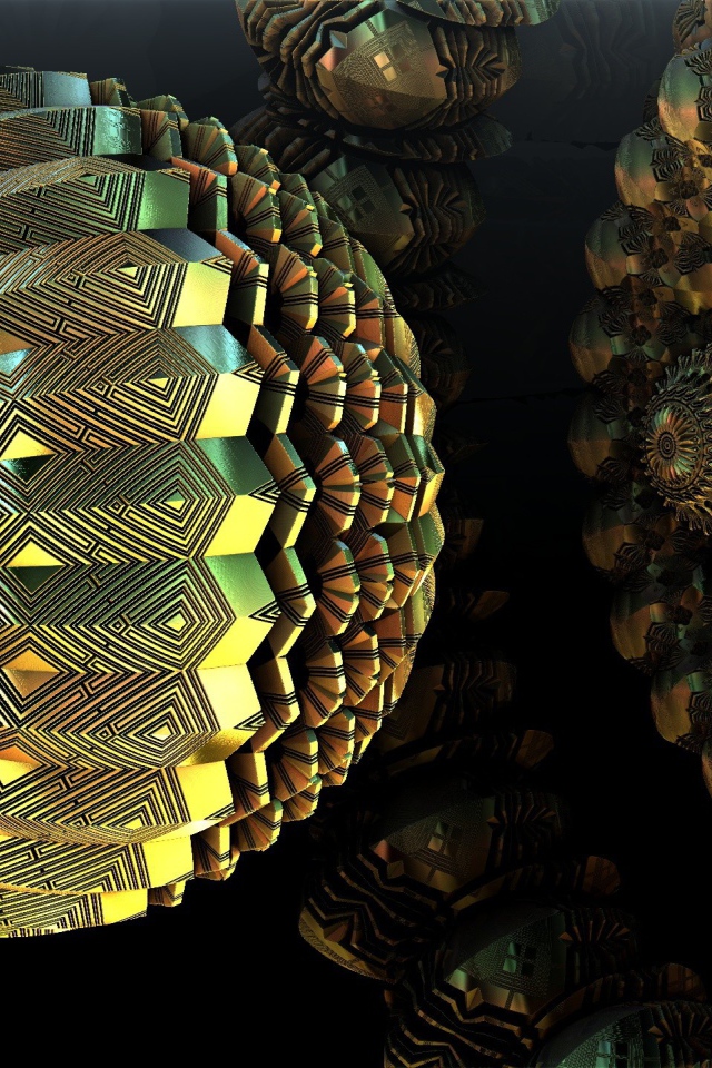 Абстрактный объемный шар