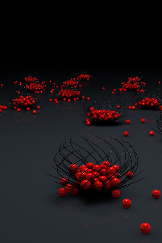 Оранжевые шарики