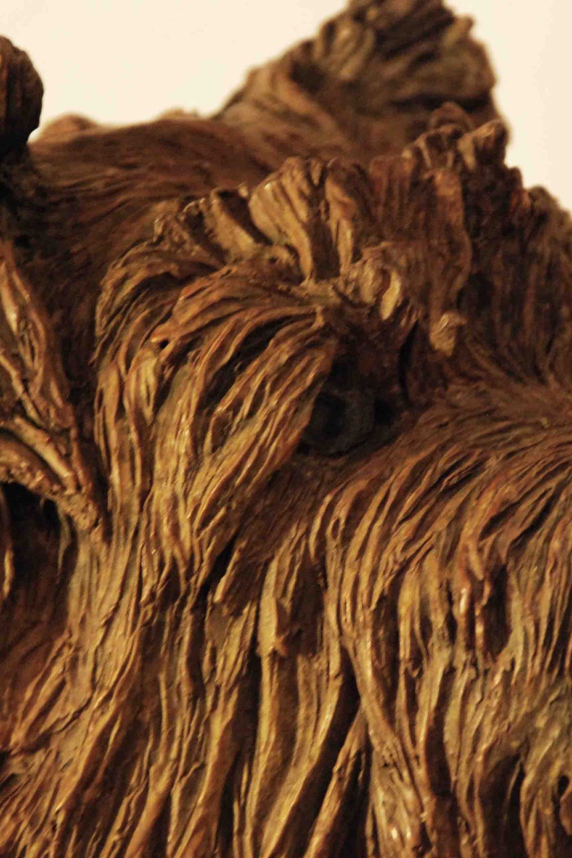 Скульптура собаки норфолк терьер