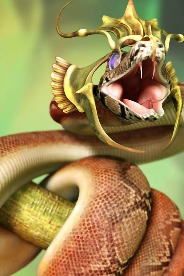 Змея в золотой короне