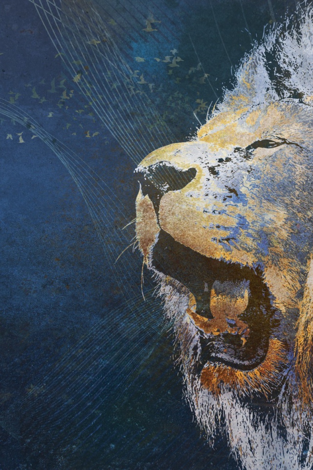 Рычащий лев