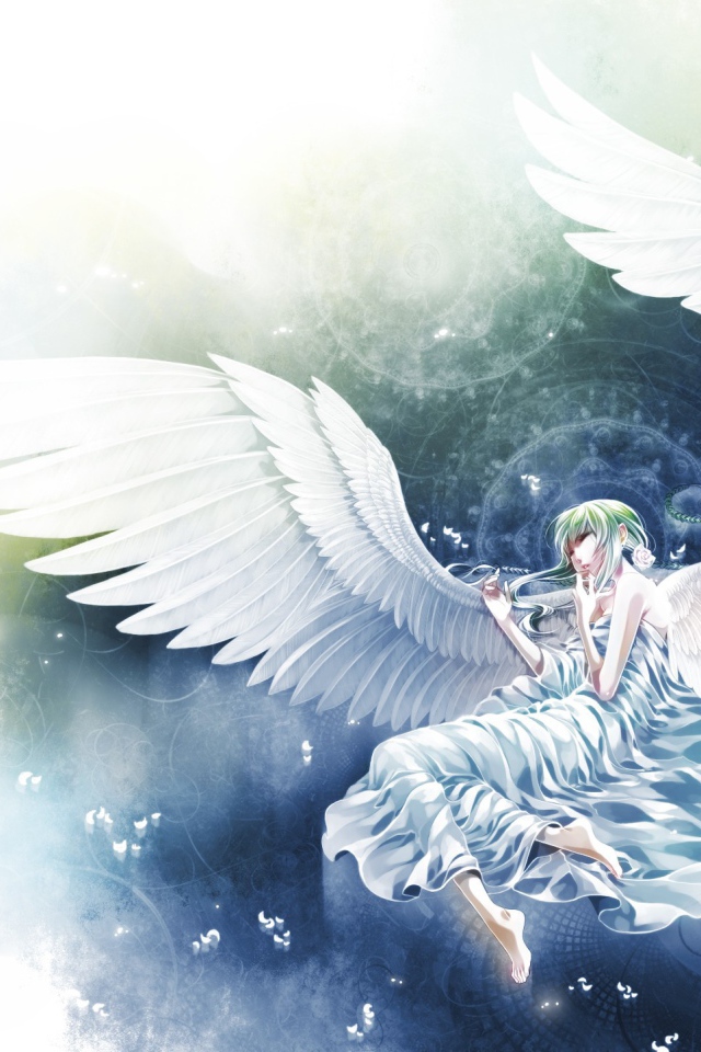 Ангел в белом платье