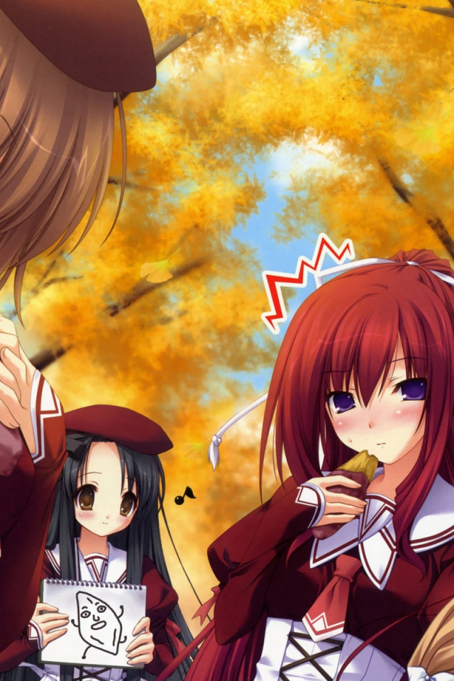 Обои с девушками Аниме