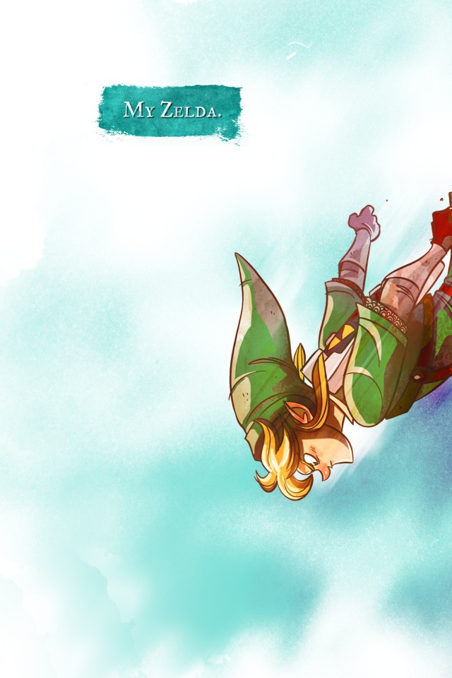 Девочка пикирует