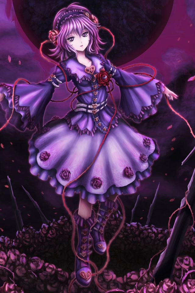 Девочка на цветах