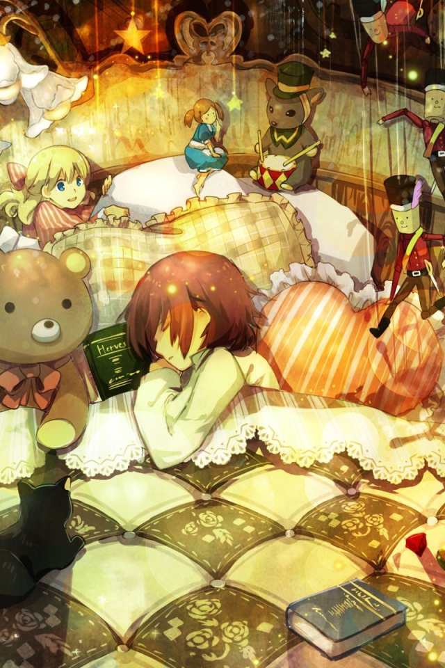 Девочка спит