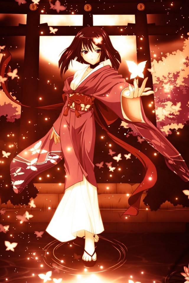 Девочка идет по воде