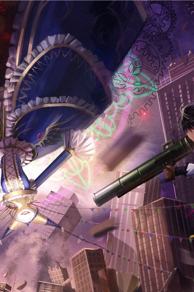 Девушка с гранатометом