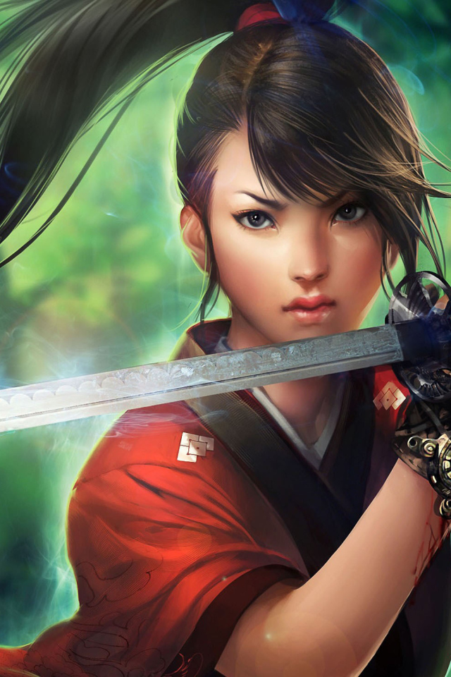 Девушка с мечем