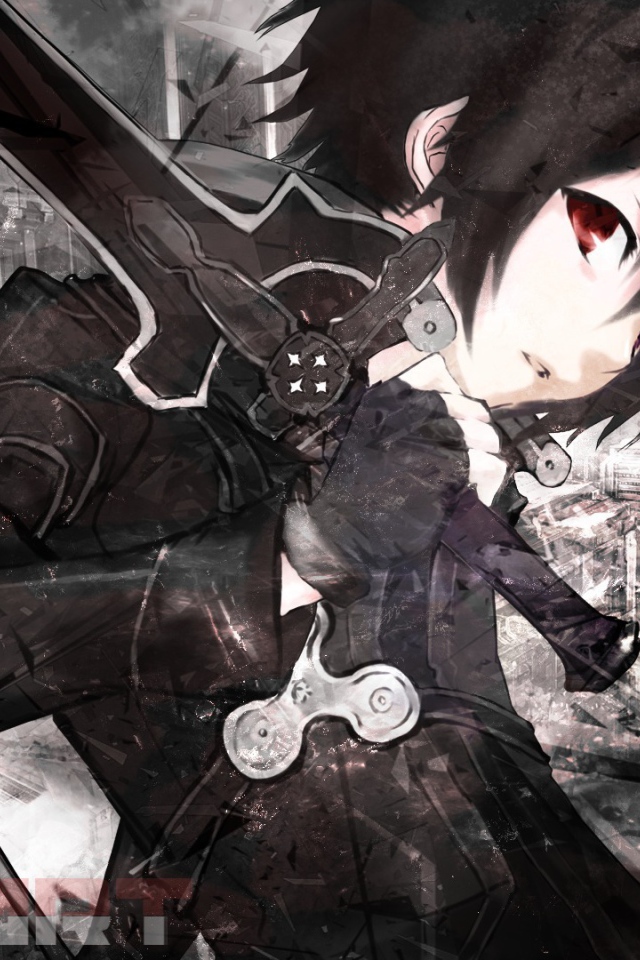 Кирито с мечом