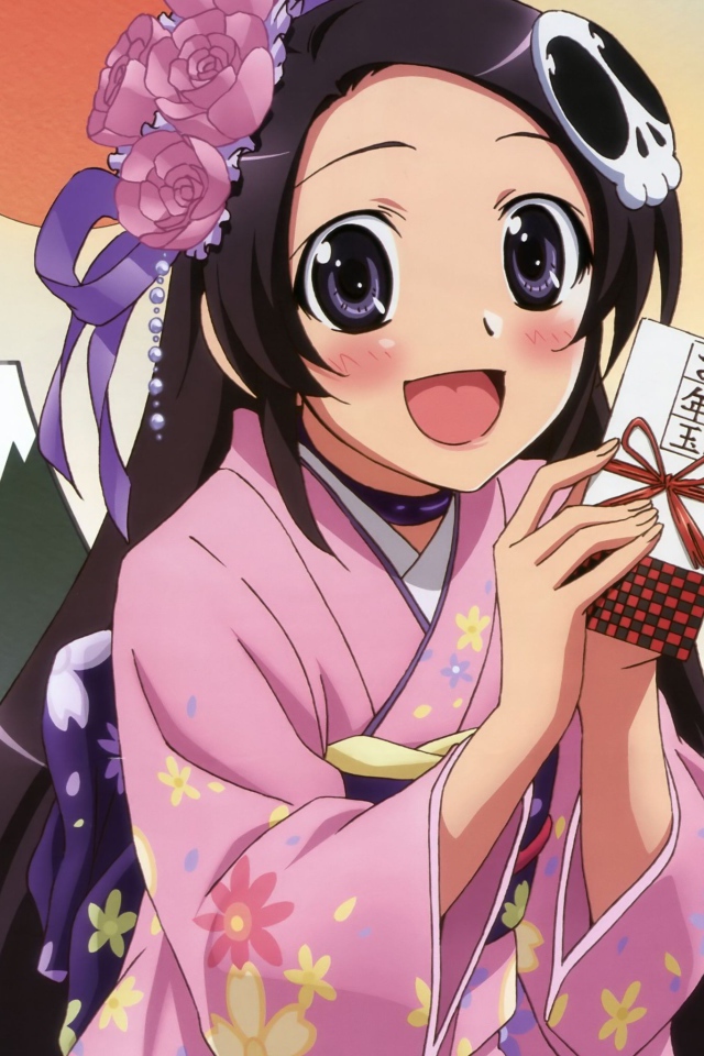 Девочка получила подарок