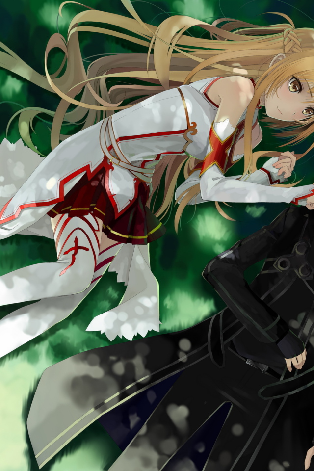 Парень с девушкой отдыхают