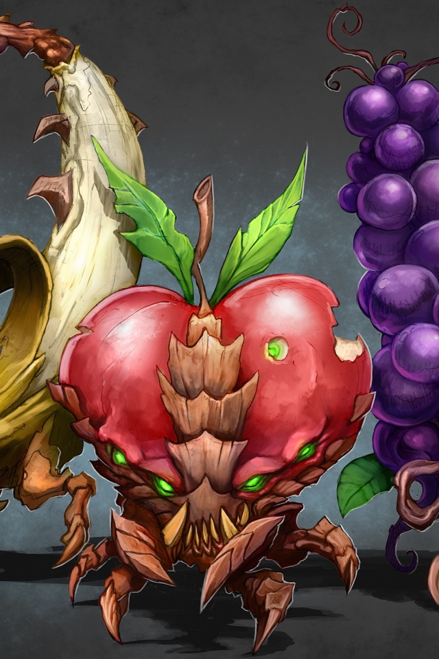 Анимация из фруктов