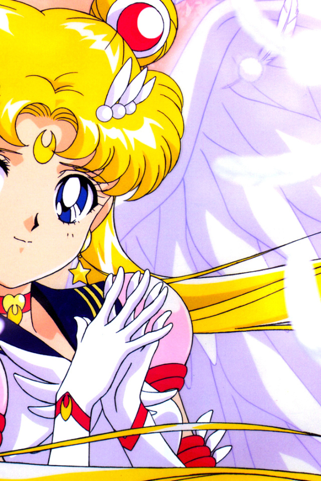 Аниме девушка с желтыми волосами