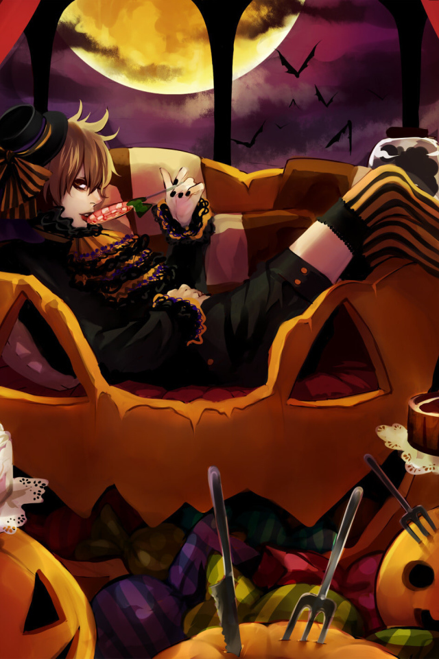 Девушка на Хеллоуин