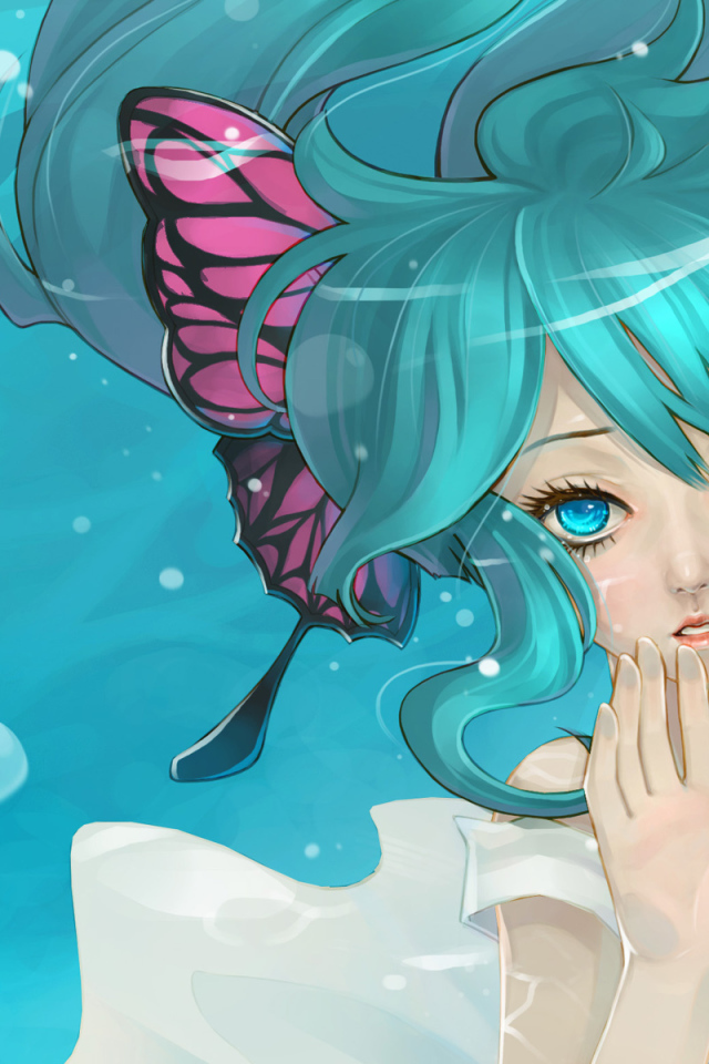 Девочка под водой