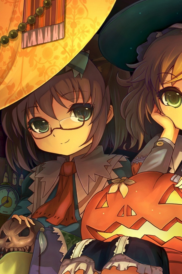 Девочки с тыквой