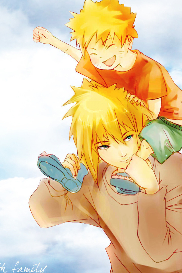 Ребенок на плечах отца